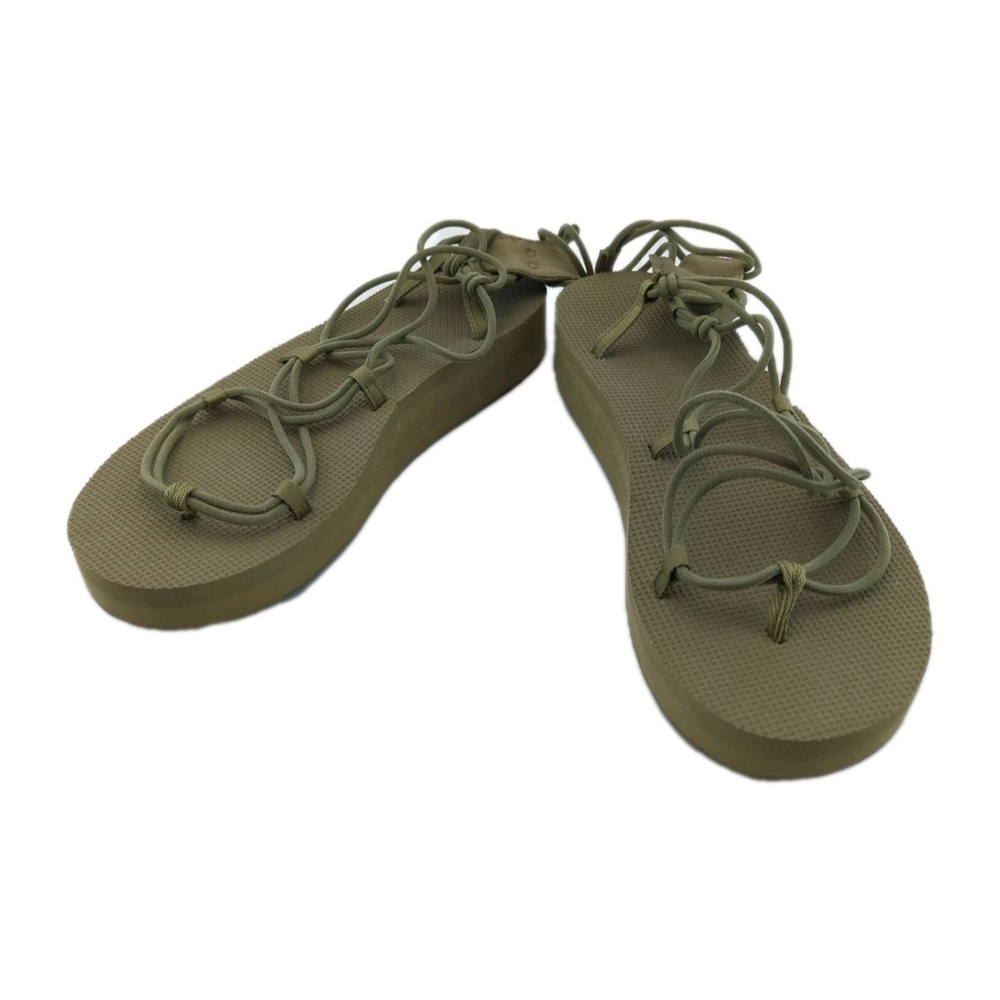 Teva Men's 9 Sandals Shock Cord Olive Green